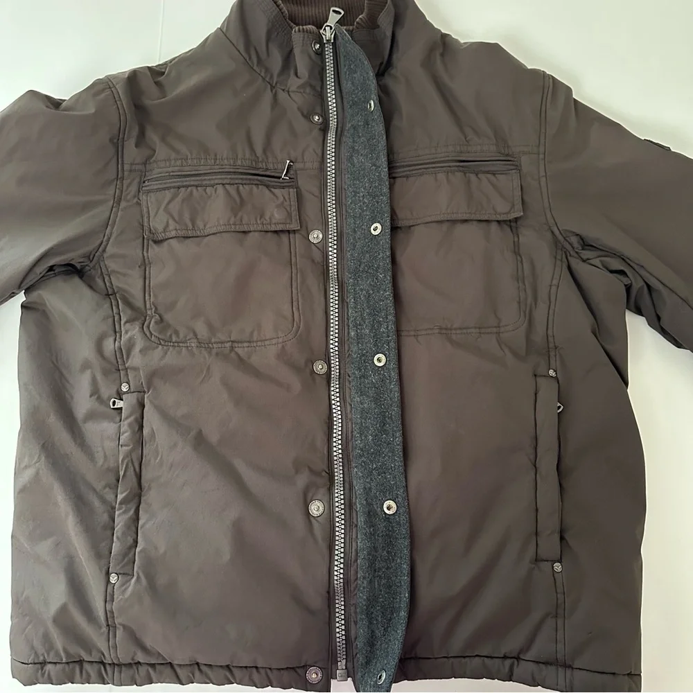 Hawke & Co Dark Brown Utility Jacket‎
